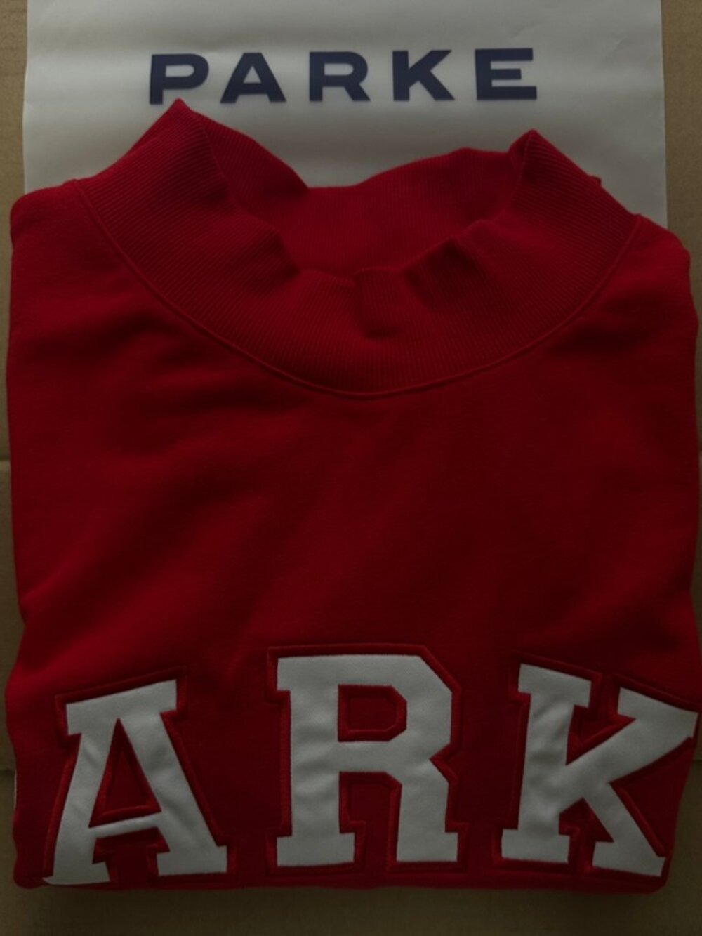 PARKE Varsity Mock Neck Sweatshirt